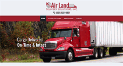 Desktop Screenshot of airlanddeliverysolutions.com